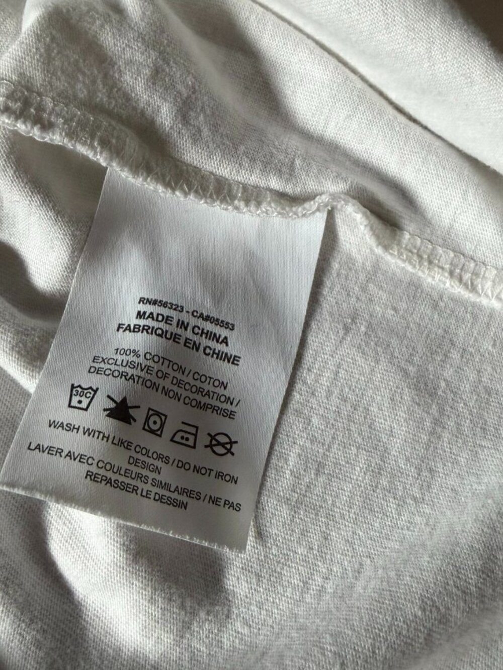 Y2K retro style Nike Basketball OC 90 white line art embroidered t-shirt, L - Picture 5 of 8